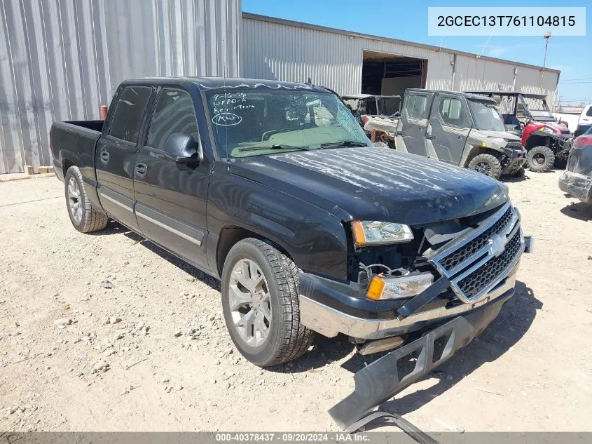 2006 Chevrolet Silverado 1500 Lt2 VIN: 2GCEC13T761104815 Lot: 40378437