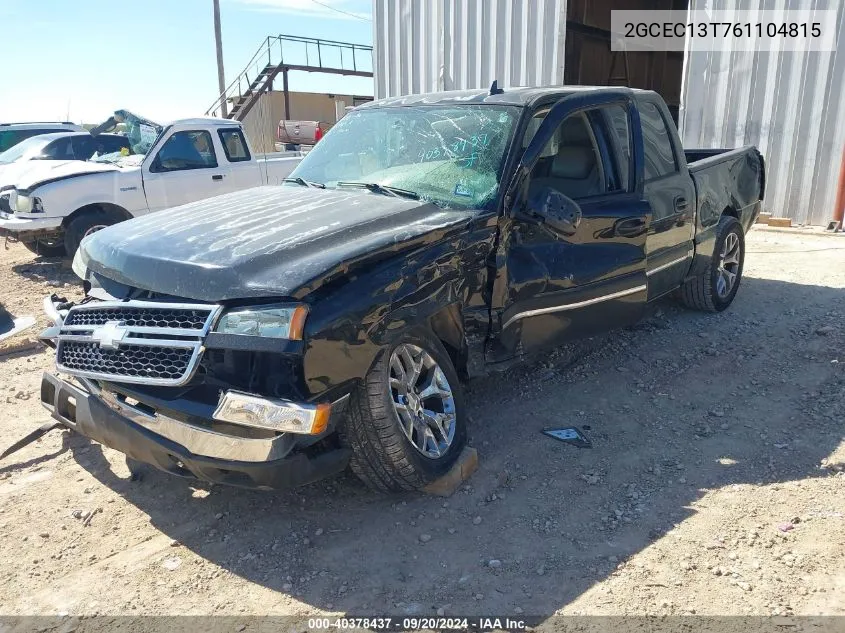 2GCEC13T761104815 2006 Chevrolet Silverado 1500 Lt2