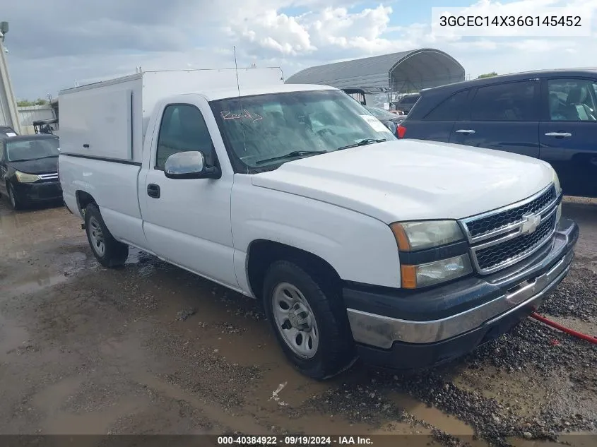 2006 Chevrolet Silverado 1500 Work Truck VIN: 3GCEC14X36G145452 Lot: 40384922