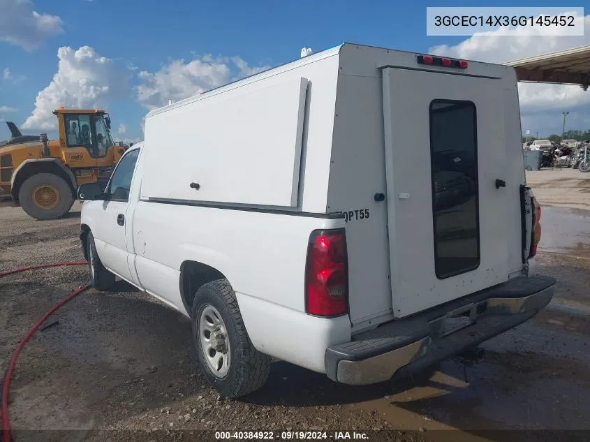 2006 Chevrolet Silverado 1500 Work Truck VIN: 3GCEC14X36G145452 Lot: 40384922