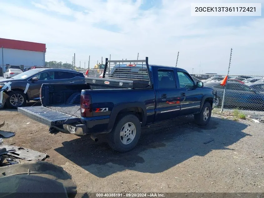 2006 Chevrolet Silverado 1500 Lt1 VIN: 2GCEK13T361172421 Lot: 40385191