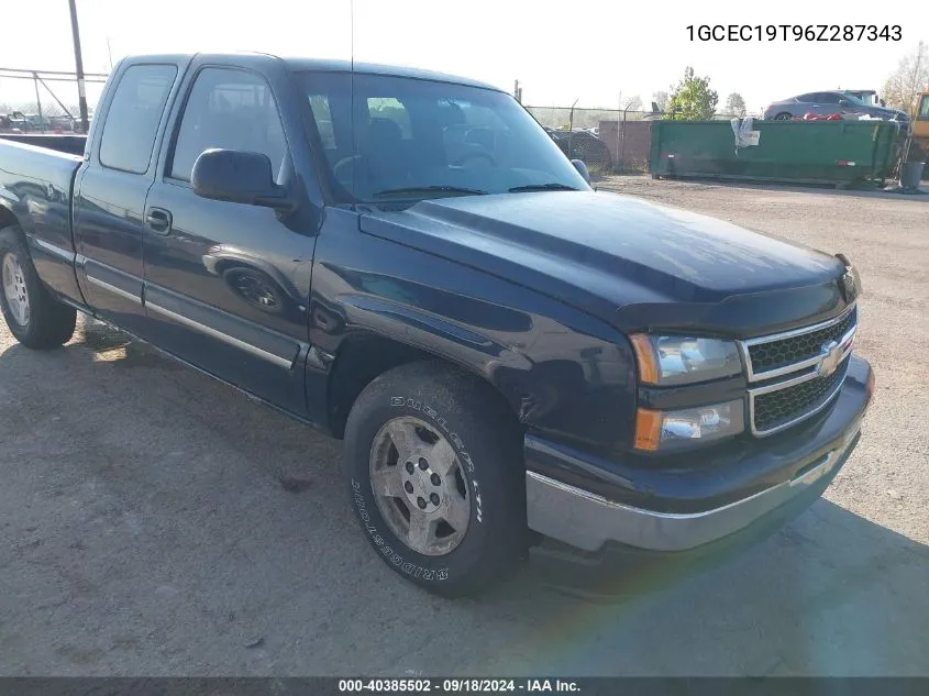 2006 Chevrolet Silverado 1500 Lt2 VIN: 1GCEC19T96Z287343 Lot: 40385502