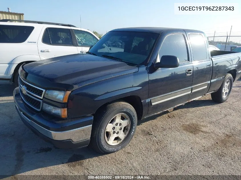 2006 Chevrolet Silverado 1500 Lt2 VIN: 1GCEC19T96Z287343 Lot: 40385502