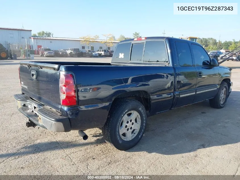 2006 Chevrolet Silverado 1500 Lt2 VIN: 1GCEC19T96Z287343 Lot: 40385502