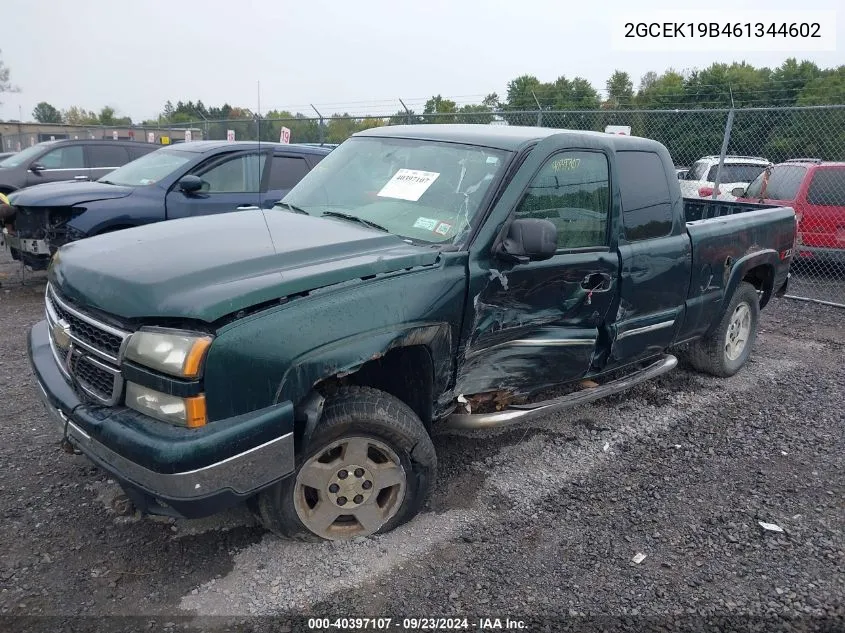 2006 Chevrolet Silverado K1500 VIN: 2GCEK19B461344602 Lot: 40397107