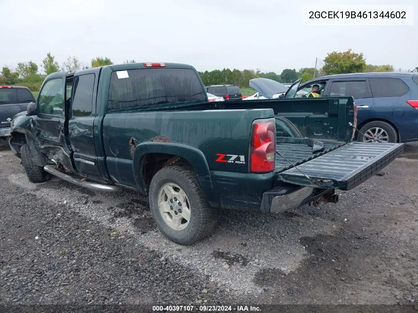 2006 Chevrolet Silverado K1500 VIN: 2GCEK19B461344602 Lot: 40397107