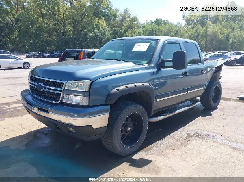 2006 Chevrolet Silverado 1500 Lt1 VIN: 2GCEK13Z261294868 Lot: 40401478