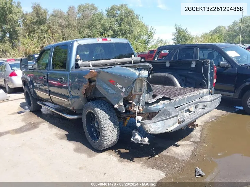 2006 Chevrolet Silverado 1500 Lt1 VIN: 2GCEK13Z261294868 Lot: 40401478