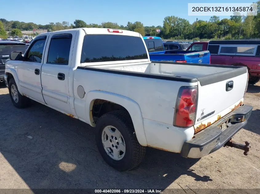 2006 Chevrolet Silverado K1500 VIN: 2GCEK13Z161345874 Lot: 40402086