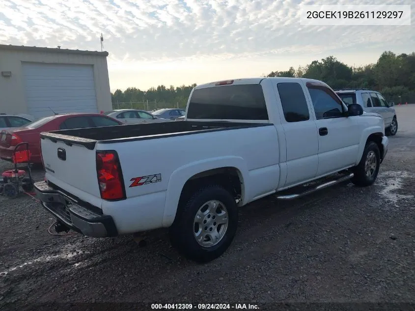 2GCEK19B261129297 2006 Chevrolet Silverado K1500