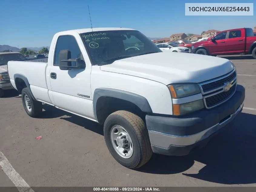 2006 Chevrolet Silverado 2500Hd Work Truck VIN: 1GCHC24UX6E254443 Lot: 40418058