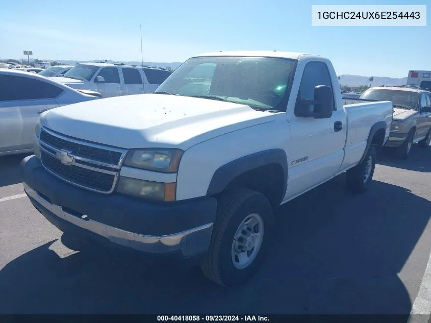 2006 Chevrolet Silverado 2500Hd Work Truck VIN: 1GCHC24UX6E254443 Lot: 40418058