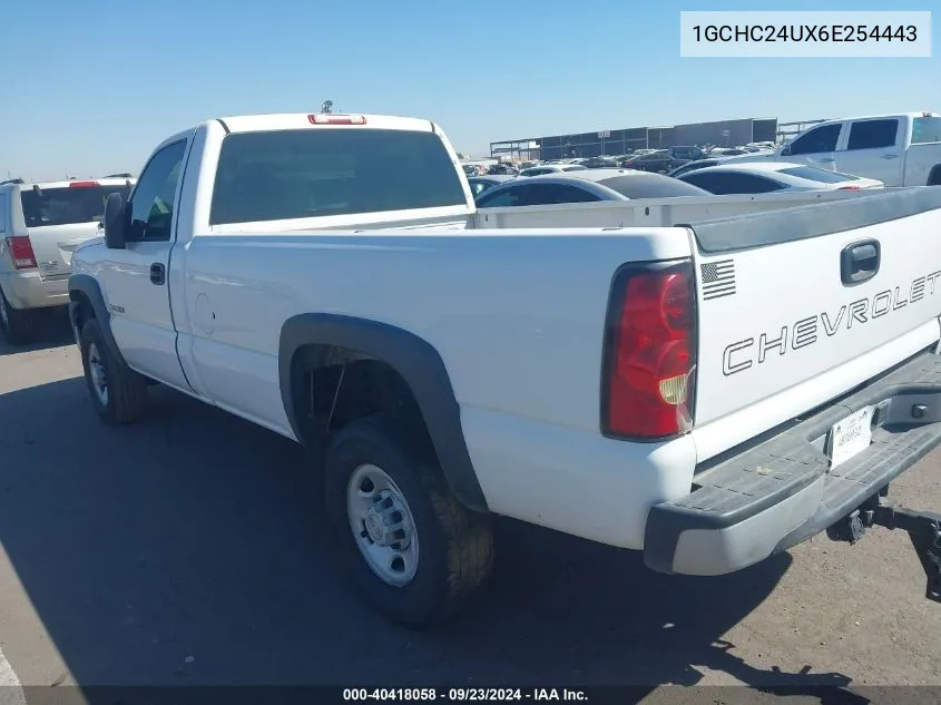 2006 Chevrolet Silverado 2500Hd Work Truck VIN: 1GCHC24UX6E254443 Lot: 40418058