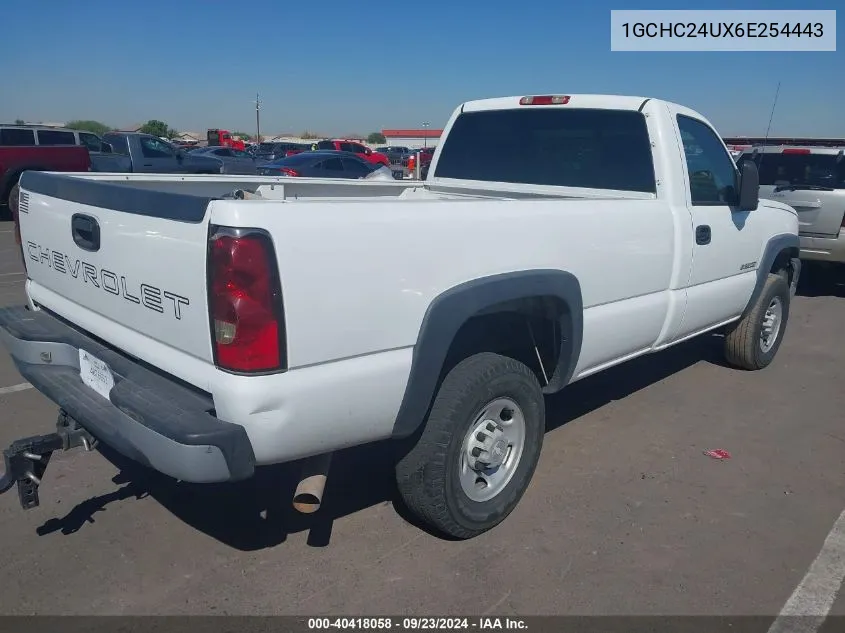 2006 Chevrolet Silverado 2500Hd Work Truck VIN: 1GCHC24UX6E254443 Lot: 40418058