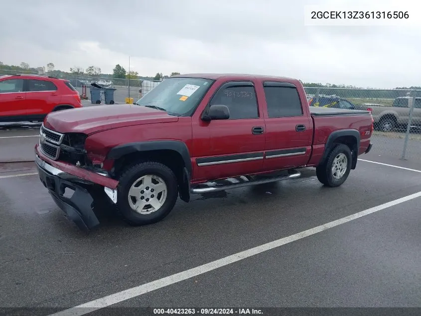 2006 Chevrolet Silverado 1500 Lt2 VIN: 2GCEK13Z361316506 Lot: 40423263