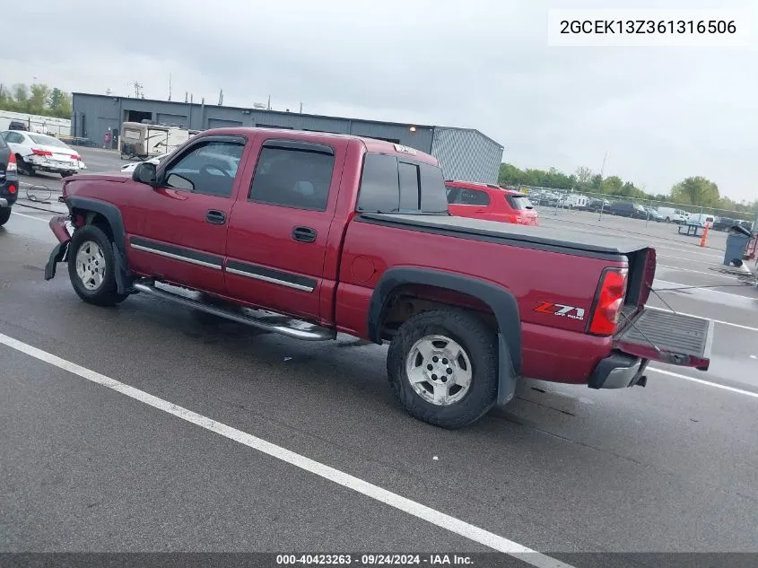 2006 Chevrolet Silverado 1500 Lt2 VIN: 2GCEK13Z361316506 Lot: 40423263