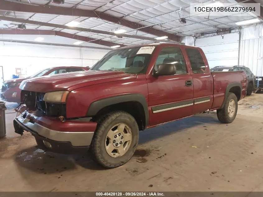 2006 Chevrolet Silverado 1500 Lt1 VIN: 1GCEK19B66Z279694 Lot: 40428128