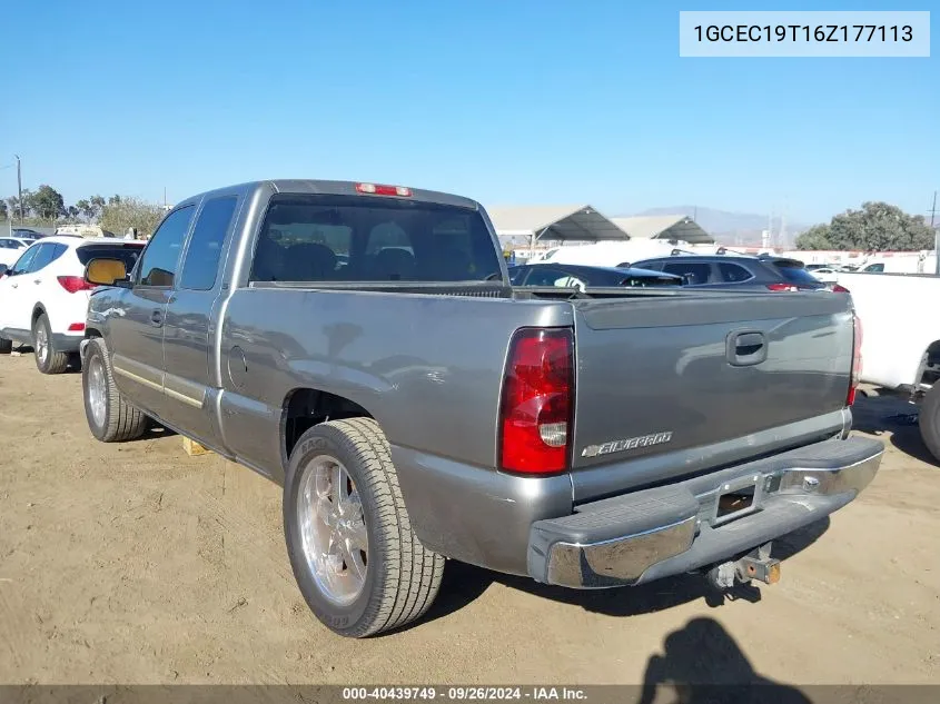 1GCEC19T16Z177113 2006 Chevrolet Silverado 1500 Lt2