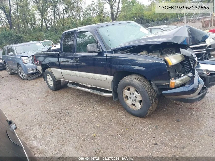 2006 Chevrolet Silverado 1500 Lt1 VIN: 1GCEK19Z96Z237565 Lot: 40446728