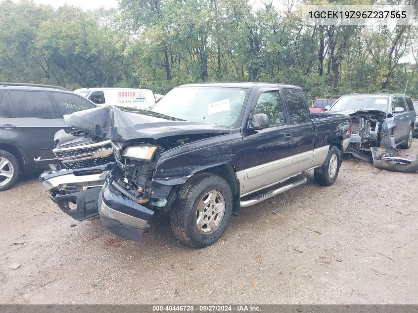 2006 Chevrolet Silverado 1500 Lt1 VIN: 1GCEK19Z96Z237565 Lot: 40446728