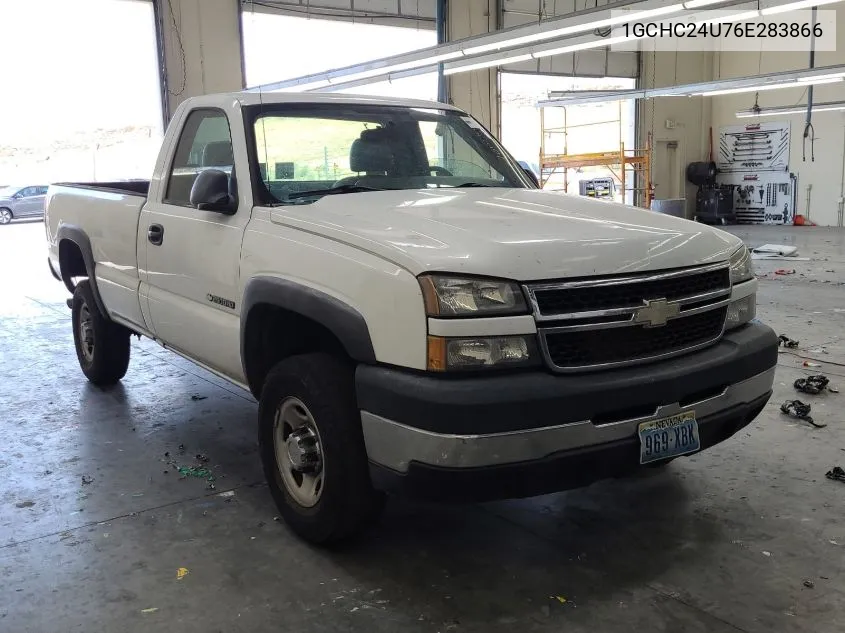 2006 Chevrolet Silverado 2500Hd Work Truck VIN: 1GCHC24U76E283866 Lot: 40452445