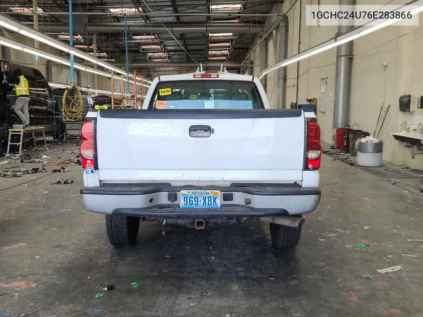 2006 Chevrolet Silverado 2500Hd Work Truck VIN: 1GCHC24U76E283866 Lot: 40452445