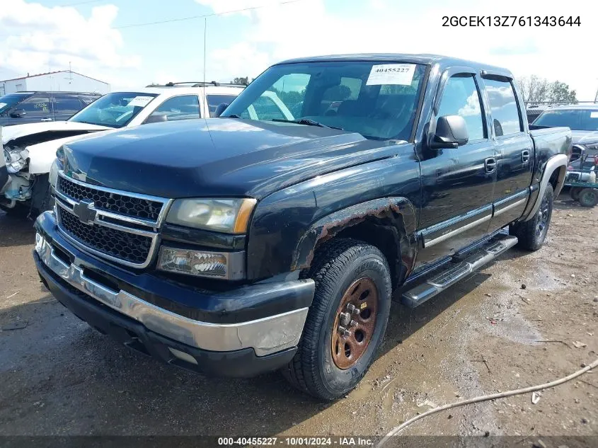 2006 Chevrolet Silverado 1500 Lt1 VIN: 2GCEK13Z761343644 Lot: 40455227