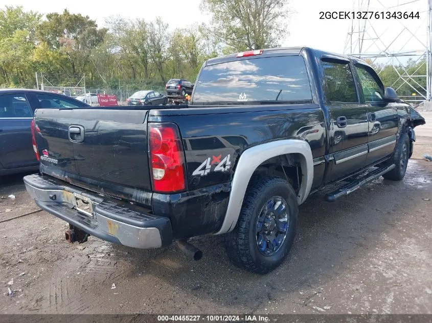 2006 Chevrolet Silverado 1500 Lt1 VIN: 2GCEK13Z761343644 Lot: 40455227