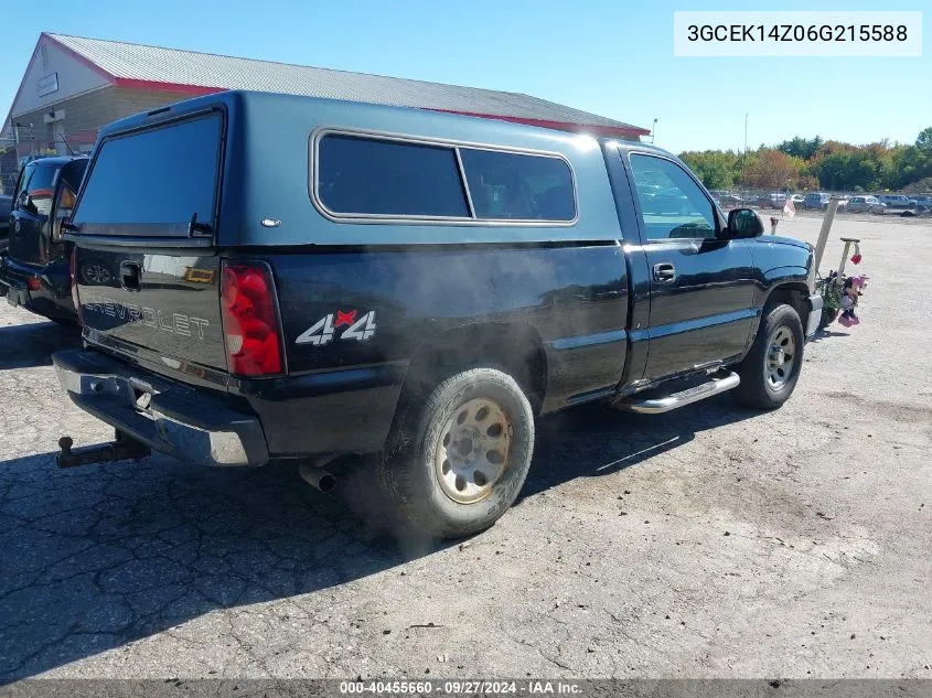 2006 Chevrolet Silverado 1500 Work Truck VIN: 3GCEK14Z06G215588 Lot: 40455660