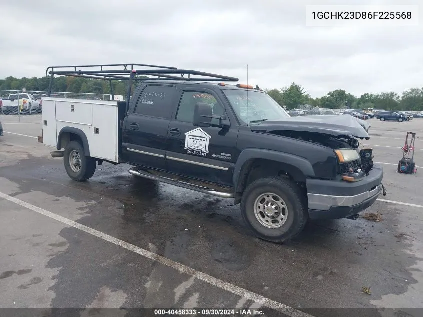 2006 Chevrolet Silverado K2500 Heavy Duty VIN: 1GCHK23D86F225568 Lot: 40458333