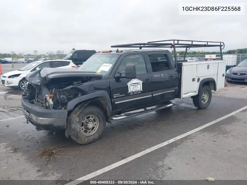 2006 Chevrolet Silverado K2500 Heavy Duty VIN: 1GCHK23D86F225568 Lot: 40458333