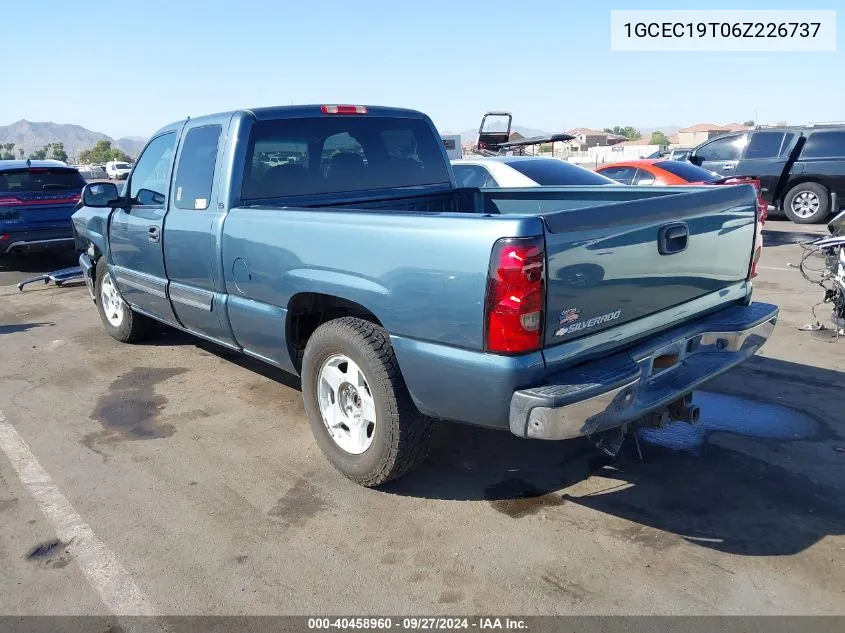 2006 Chevrolet Silverado 1500 Lt3 VIN: 1GCEC19T06Z226737 Lot: 40458960