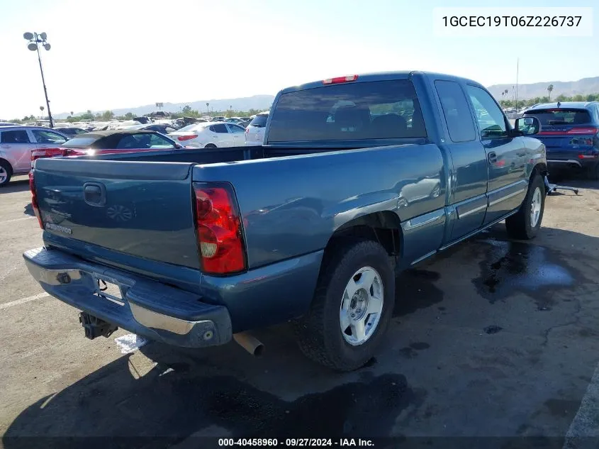 2006 Chevrolet Silverado 1500 Lt3 VIN: 1GCEC19T06Z226737 Lot: 40458960