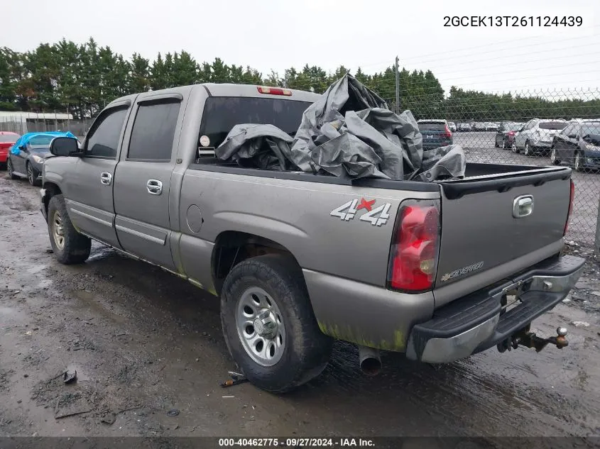 2006 Chevrolet Silverado 1500 Lt2 VIN: 2GCEK13T261124439 Lot: 40462775