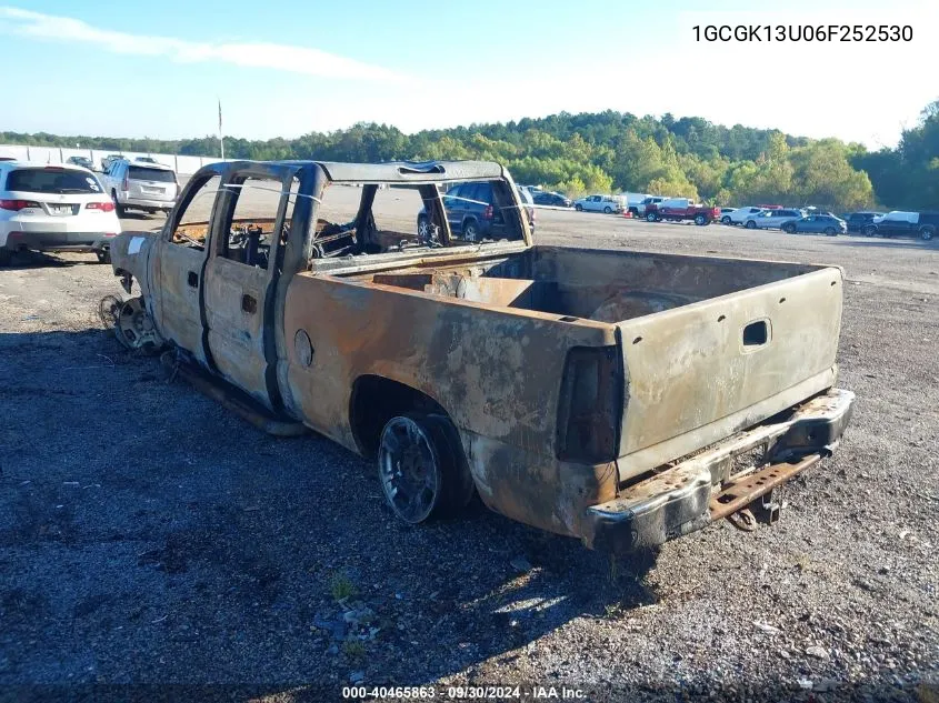 2006 Chevrolet Silverado 1500 Crew Cab VIN: 1GCGK13U06F252530 Lot: 40465863