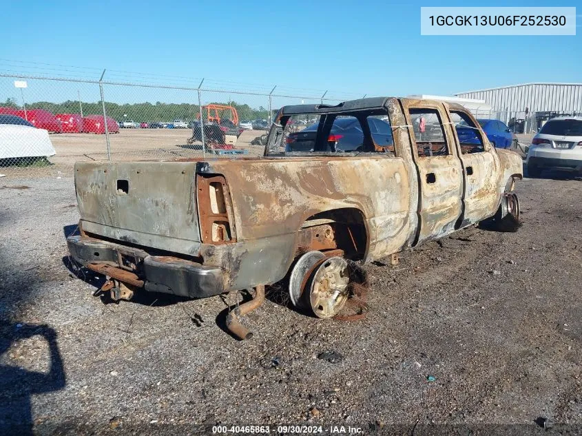 2006 Chevrolet Silverado 1500 Crew Cab VIN: 1GCGK13U06F252530 Lot: 40465863