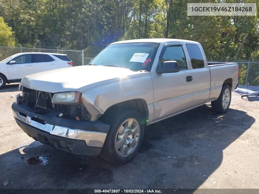 2006 Chevrolet Silverado 1500 Work Truck VIN: 1GCEK19V46Z184268 Lot: 40472607