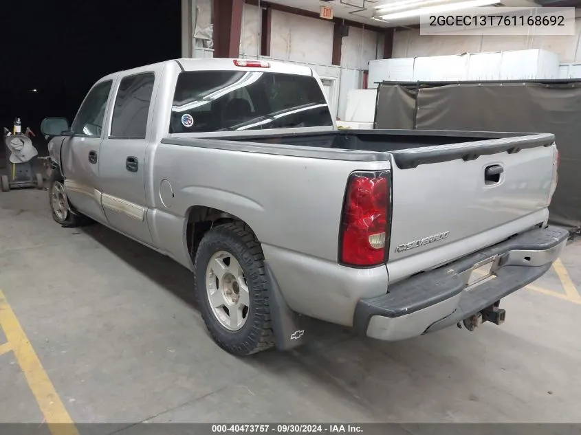 2GCEC13T761168692 2006 Chevrolet Silverado 1500 Lt1