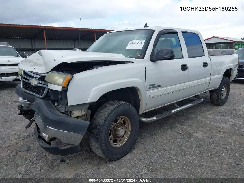 2006 Chevrolet Silverado 2500Hd Lt3 VIN: 1GCHK23D56F180265 Lot: 40483372