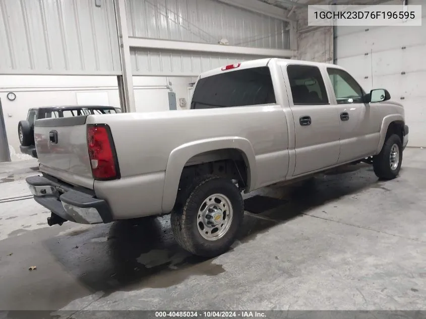 1GCHK23D76F196595 2006 Chevrolet Silverado 2500Hd Lt3