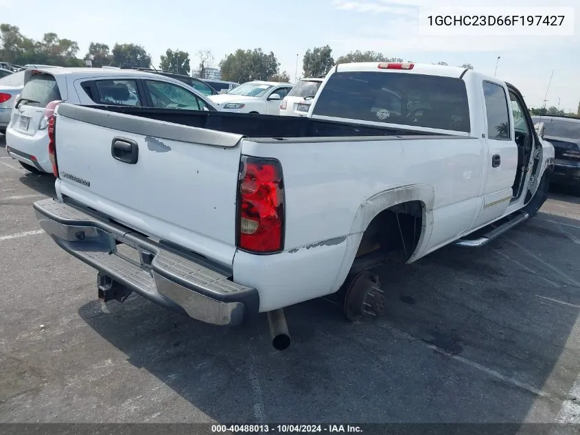 2006 Chevrolet Silverado 2500Hd Lt1 VIN: 1GCHC23D66F197427 Lot: 40488013