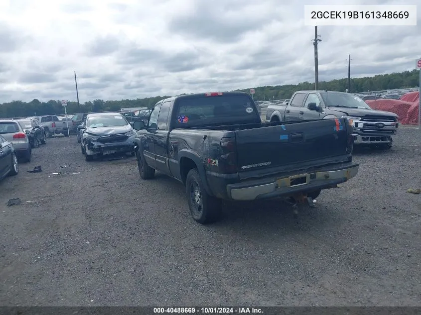 2006 Chevrolet Silverado 1500 Lt1 VIN: 2GCEK19B161348669 Lot: 40488669