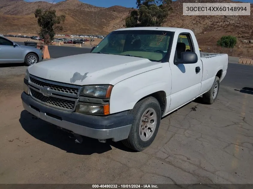 2006 Chevrolet Silverado 1500 Work Truck VIN: 3GCEC14XX6G148994 Lot: 40490232