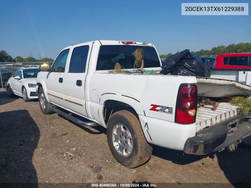 2GCEK13TX61229388 2006 Chevrolet Silverado K1500