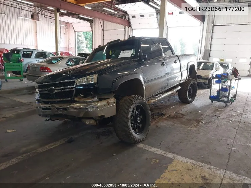 2006 Chevrolet Silverado 2500Hd Lt3 VIN: 1GCHK23D66F177200 Lot: 40502053