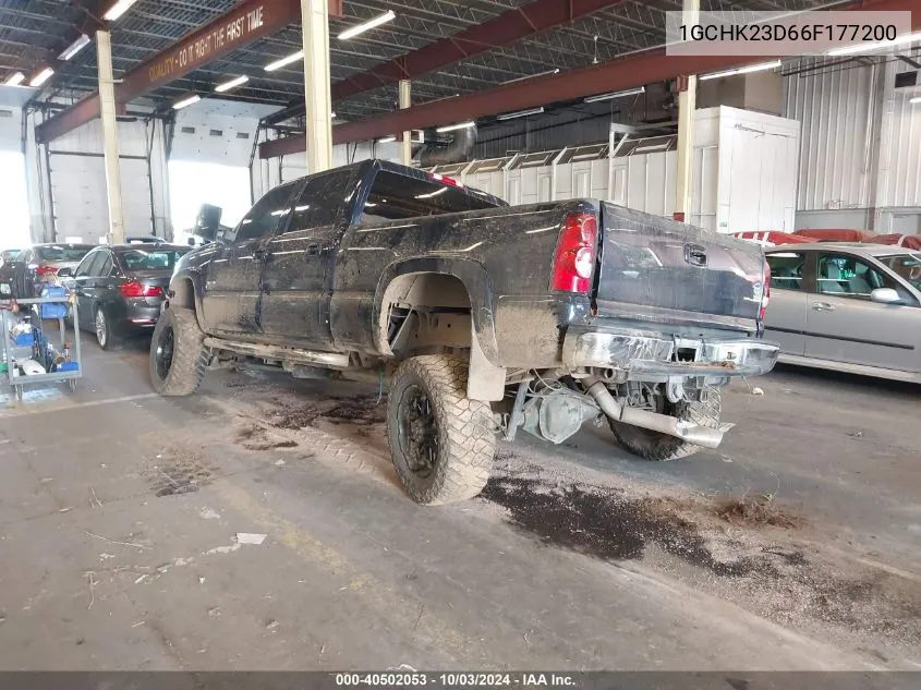 2006 Chevrolet Silverado 2500Hd Lt3 VIN: 1GCHK23D66F177200 Lot: 40502053