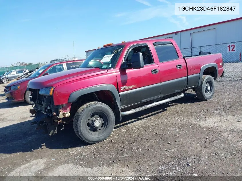 2006 Chevrolet Silverado 2500Hd Lt2 VIN: 1GCHK23D46F182847 Lot: 40504860