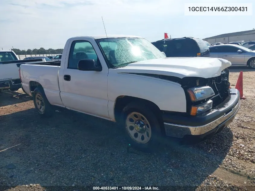 1GCEC14V66Z300431 2006 Chevrolet Silverado C1500