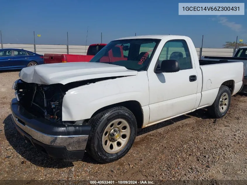 2006 Chevrolet Silverado C1500 VIN: 1GCEC14V66Z300431 Lot: 40533401