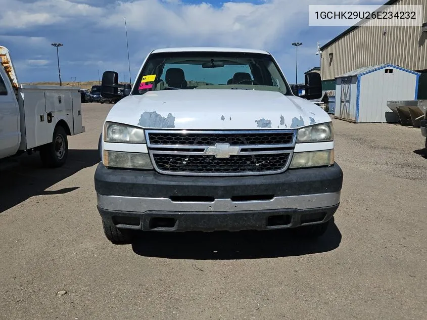 2006 Chevrolet Silverado 2500Hd Work Truck VIN: 1GCHK29U26E234232 Lot: 40574494